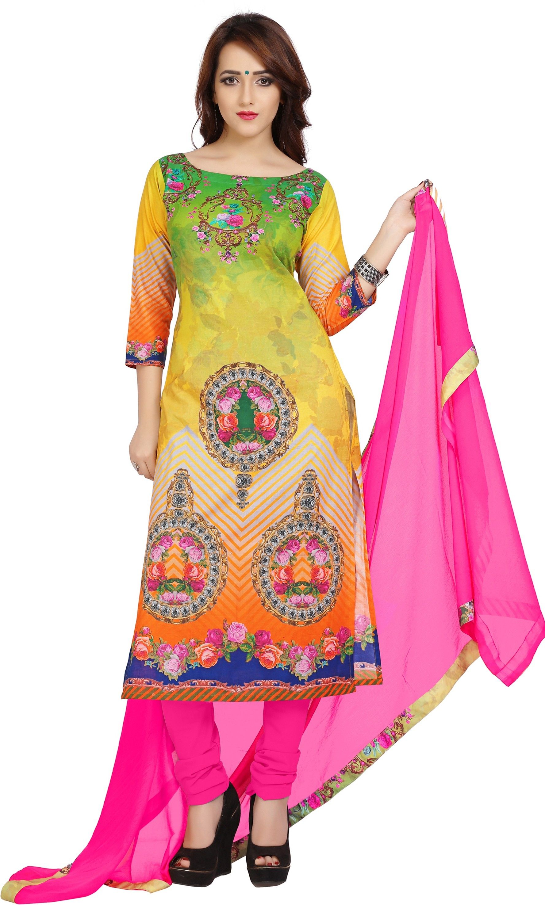 View Ziyaa Dress Materials exclusive Offer Online(clothing)