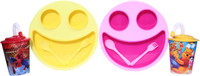 Zasmina macdonal plate & cup - plactick(Pink, Yellow)