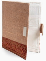 Indha Craft Jute and Zari Paper Conference File(Set Of 2, Red) RS.390.00