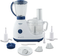 Maharaja Whiteline Fortune FP - 102 600 W Food Processor(White & Mystic Blue) RS.2099.00