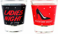 Ek Do Dhai Ladies Night Glass Set(60 ml, Multicolor, Pack of 2)