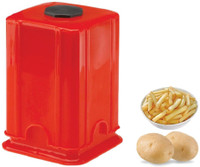 Duiken Potato Chipser And Cutter With Multi Purpose Functionality Stainless Steel Grater and Slicer(Red) RS.160.00