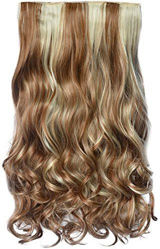 Kabello Premium Synthetic Light brown highlighting Hair Extension