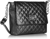 BUTTERFLIES Women Casual Black PU Sling Bag