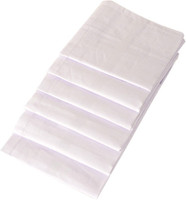S4S Men's White Handkerchief(Pack of 6)