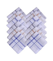 S4S Men's Striped Handkerchief(Pack of 12)