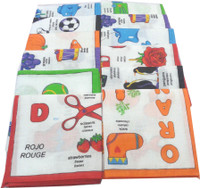 SaifeeSons Educational Colours Handkerchief(Pack of 12)