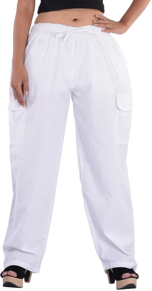 Indi Bargain Solid Cotton Womens Harem Pants