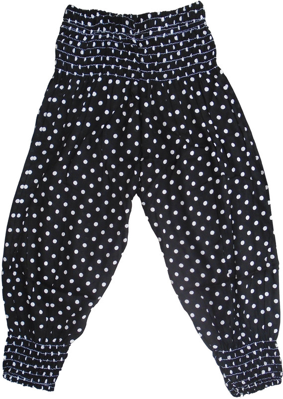 Sweet Angel Polka Print Cotton Girls Harem Pants RS.499 (16.00% Off) - Flipkart