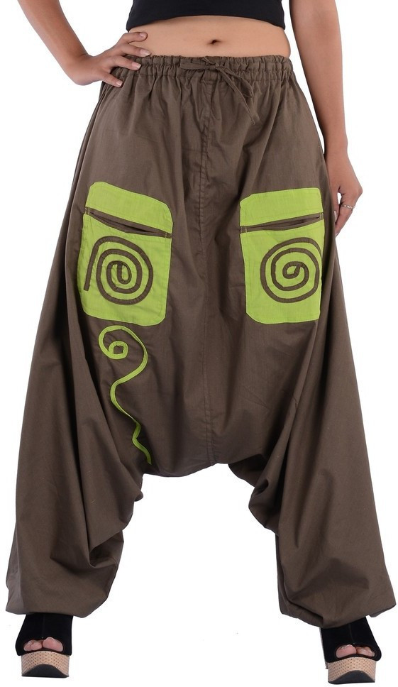 Indi Bargain Geometric Print Cotton Womens Harem Pants