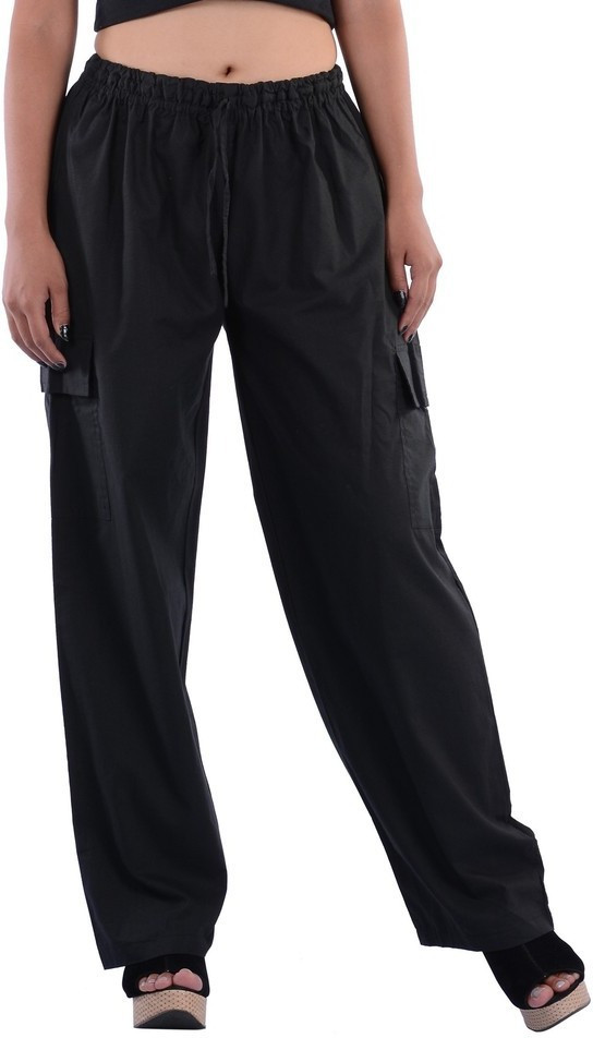 Indi Bargain Solid Cotton Womens Harem Pants