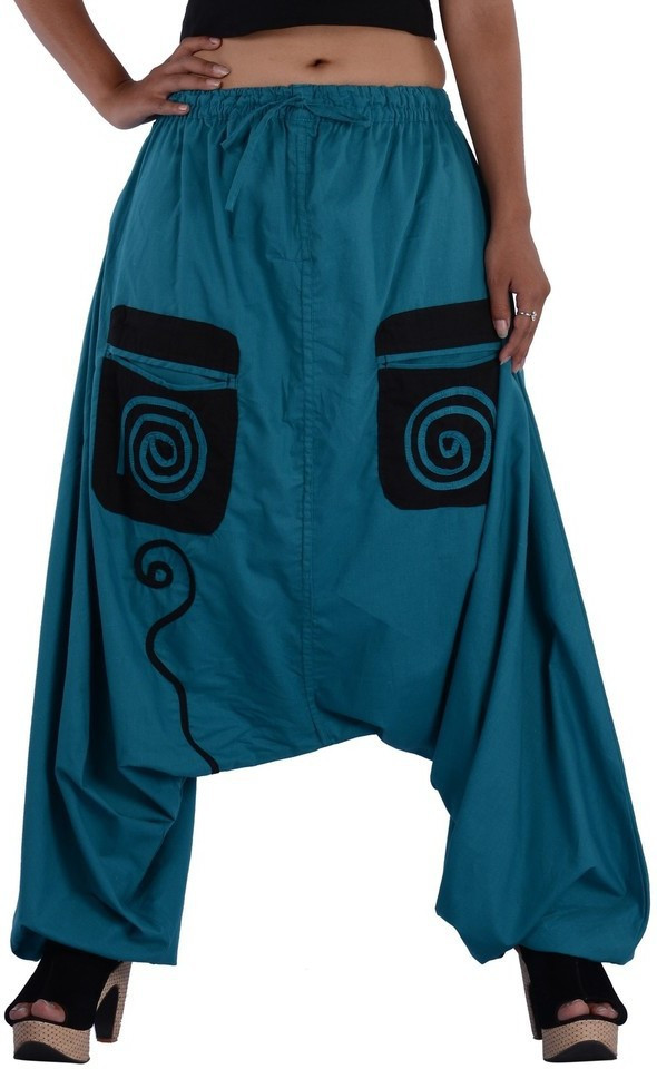 Indi Bargain Geometric Print Cotton Womens Harem Pants