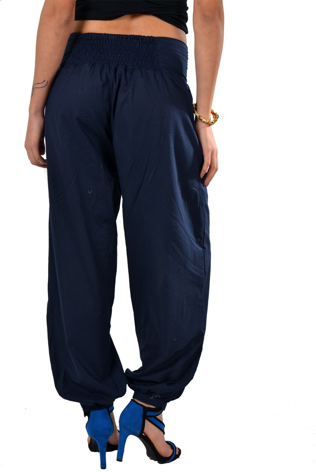 Striyah Couture Embroidered Cotton Womens Harem Pants