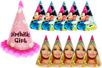 Ziggle Cone Hat(Multicolor, Pack of 11) RS.210.00