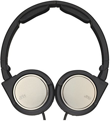 JVC Victor Head-Band Portable Headphones | Ha-S500-Z Gunmetallic (Japanese Import) Headphones(Black)