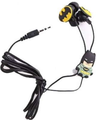 Orico Mobile Phones, Tablets - Orico Batman 3D Cartoon Stereo Wired Headphones (Black, In the Ear) Headphones(Black, In the Ear)