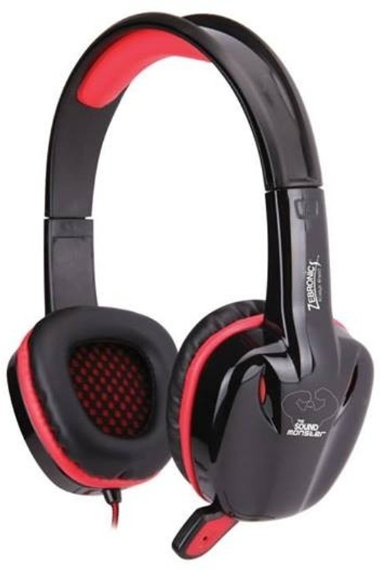 Zebronics Ping Zebronics Rattlesnake Multia Gaming Wired Headset With Mic Red