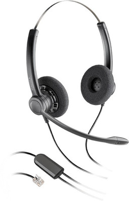 Plantronics Mobile Phones, Tablets - Plantronics PRACTICA SP12 RJ Wired Headset With Mic(Black)