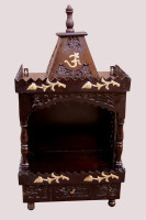 Wood Beauty Wooden Home Temple(Height: 60 cm)