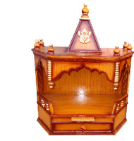 Vishwakarma Furniture Wooden Home Temple(Height: 74 cm)