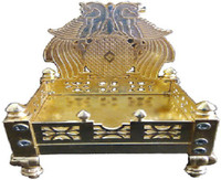 Excellent4U Singhasan Brass Home Temple(Height: 16 cm)