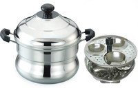 Anantha Small Idli Pot Induction & Standard Idli Maker(2 Plates , 6 Idlis )