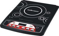 Melleware IC01 Induction Cooktop(Black, Push Button)