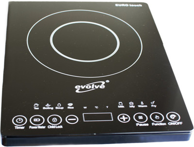 Evolve Kitchen Utilities, Appliances - Evolve Eurotouch1 Induction Cooktop(Black, Touch Panel)