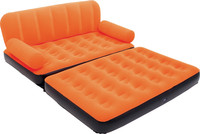 Best Way Karmax PVC 3 Seater Inflatable Sofa (Color - Orange) PVC 3 Seater Inflatable Sofa(Color - Orange) RS.3199.00