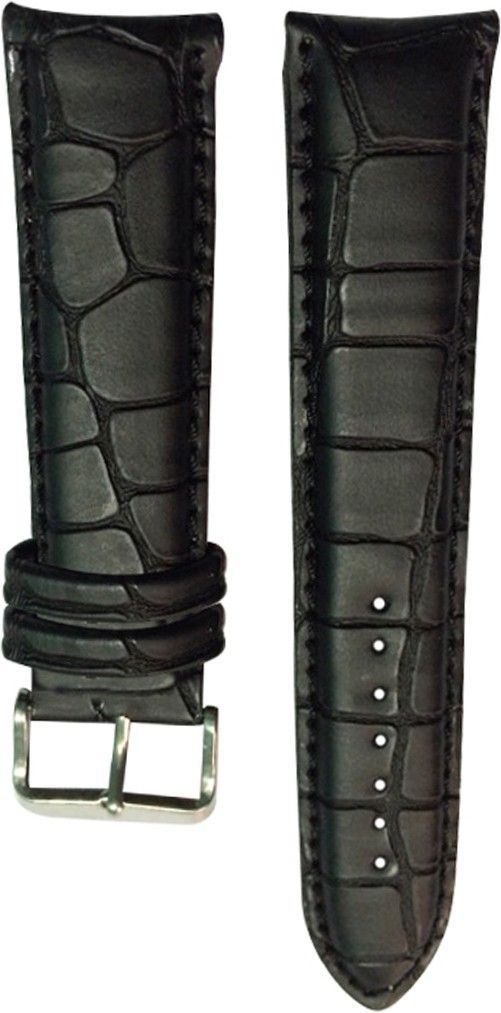View jyotirs jy-strap-043 24 mm Leather Watch Strap(Black) Wrist Watches Price Online(jyotirs)
