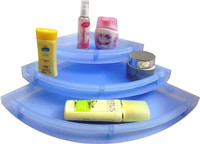 AAI Plastic Wall Shelf(Number of Shelves - 3, Blue)