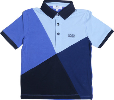 Hugo Boss Boys Solid Cotton T Shirt Blue, Pack of 1 available at Flipkart for Rs.5899