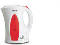 Inalsa Vapor Electric Kettle(1.2 L, White, Red)