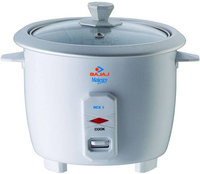 Bajaj Kitchen Appliances - Bajaj RCX1 Electric Rice Cooker(0.4 L, White)