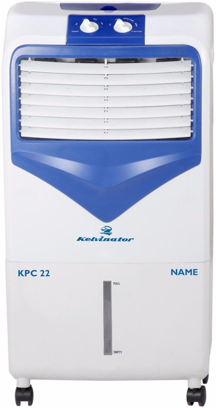 View Kelvinator Delico Personal Air Cooler(White, 22 Litres) Price Online(Kelvinator)
