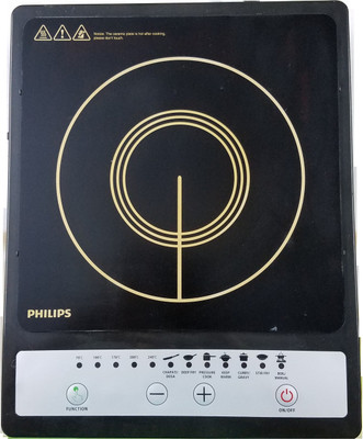 philips Induction Cookers - Philips Daily Collection HD4920 1500-Watt Induction Cooktop(Black, Push Button)