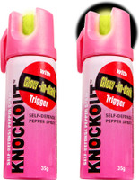 Knockout Champ With Glow-In Dark Trigger Pepper Stream Spray