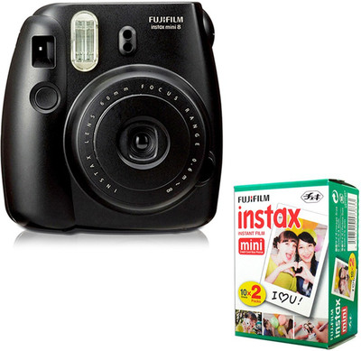 Fujifilm Instax Mini 8 (With Film) Instant Camera(Black) Flipkart