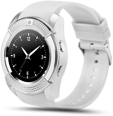 macron Mobile Phones, Tablets - Macron Bluetooth Smartwatch With Sim & TF Card Support Smartwatch(Grey Strap Regular)