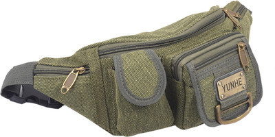 SRI Cotton 0.5 Ltrs Waist Pouch For Men & Women Waist Pouch(Green)
