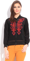 Global Desi Full Sleeve Solid Women's Jacket