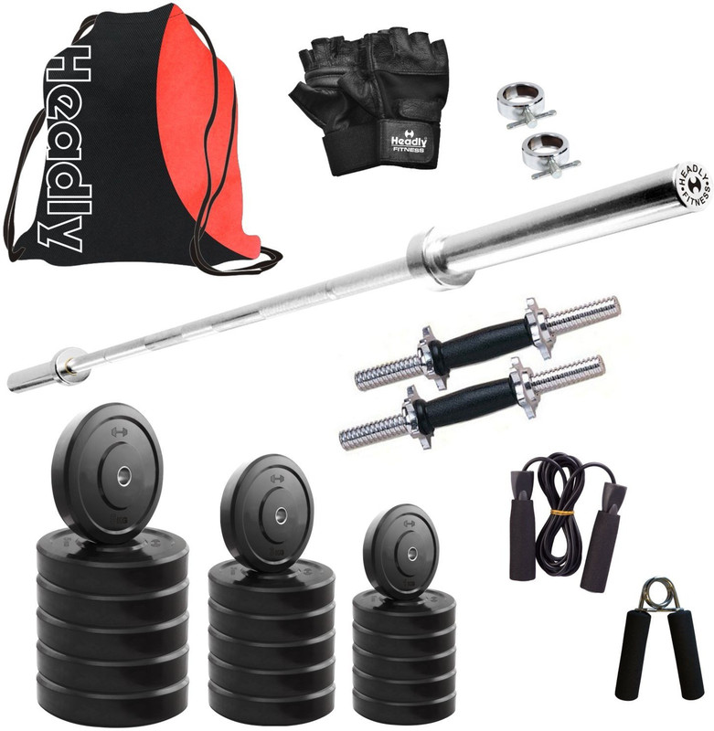 Headly HR-12 kg Combo 9 Gym & Fitness Kit RS.2142 (55.00% Off) - Flipkart