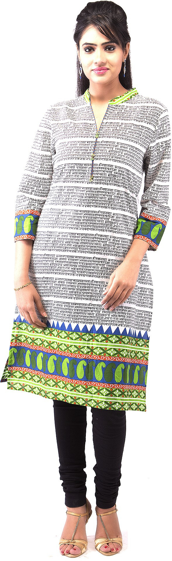 Goodwill Impex Printed Womens Straight Kurta(Multicolor)