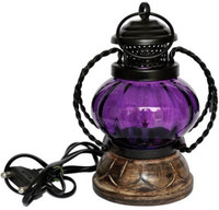 Onlineshoppee AFR613 Table Lamp(20 cm, Purple)