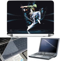 FineArts Dance 3 in 1 Laptop Skin Pack With Screen Guard & Key Protector Combo Set(Multicolor) RS.269.00