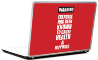 Lab No. 4 Warning Notice Gym & Fitness Vinyl Laptop Decal 17 RS.349.00