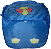 Amita Home Furnishing 20 L Blue Laundry Basket(Fabric) RS.289.00