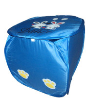 Amita Home Furnishing 20 L Blue Laundry Basket(Fabric) RS.339.00