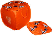 Amita Home Furnishing 20 L Red Laundry Basket(Fabric) RS.289.00