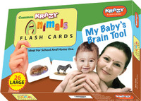Mind Wealth Krazy Common Animals Flash Cards - My Baby